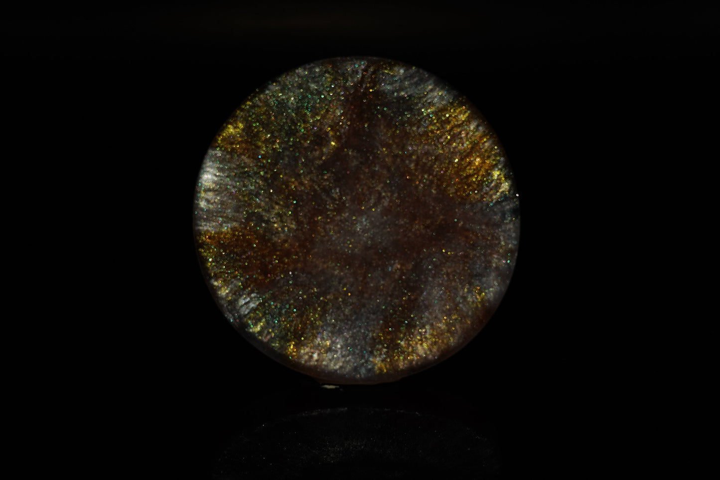Coaster Epoxy Resin Swirled Marble Copper Grey Gold Green Glitter Multi-chrome Singular