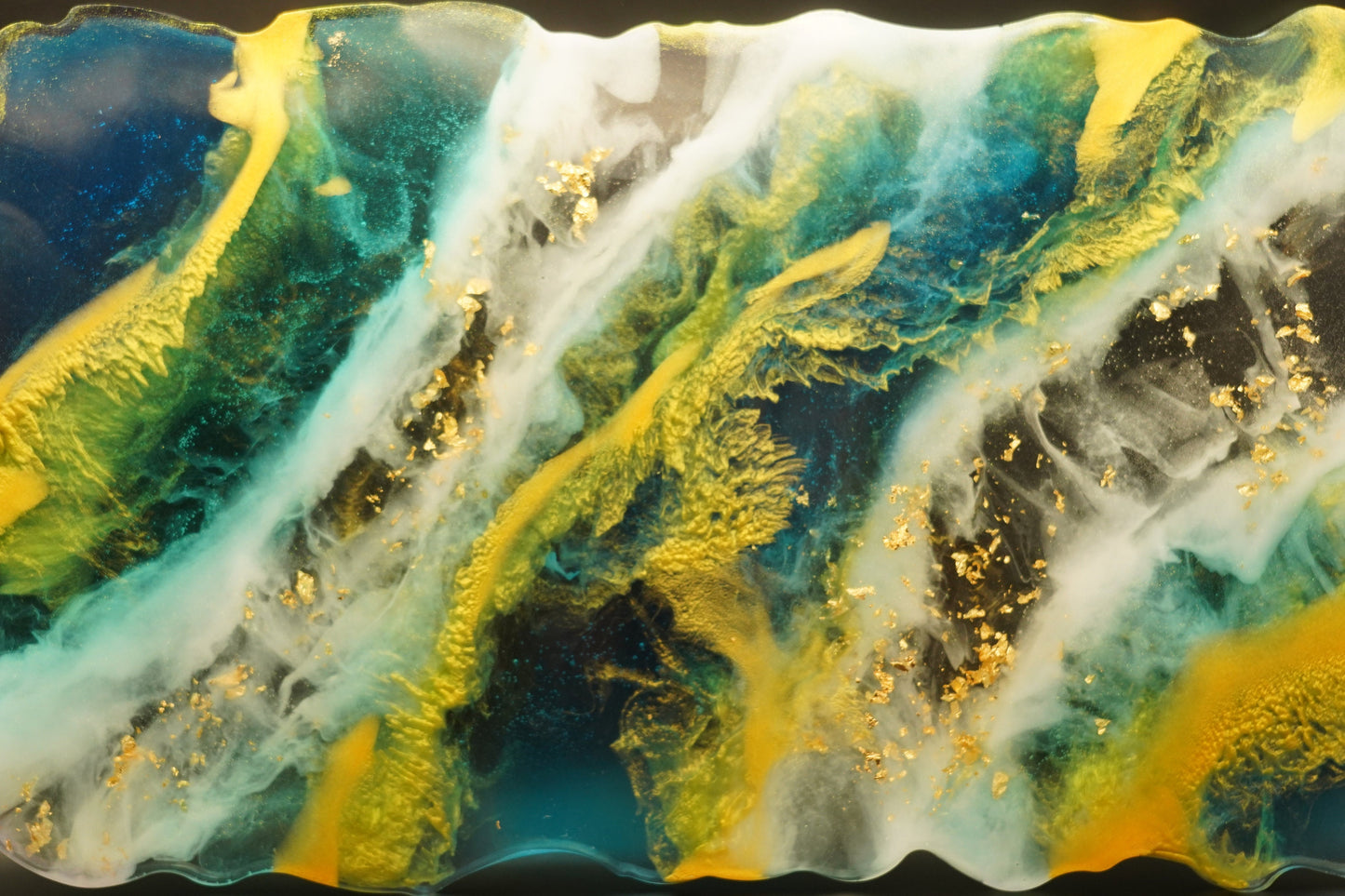 Large Custom Personalized Image Epoxy Resin Tray 14 x 8 inch